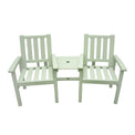 Porto Green Companion Wooden Love Seat from Roseland Home Furniture