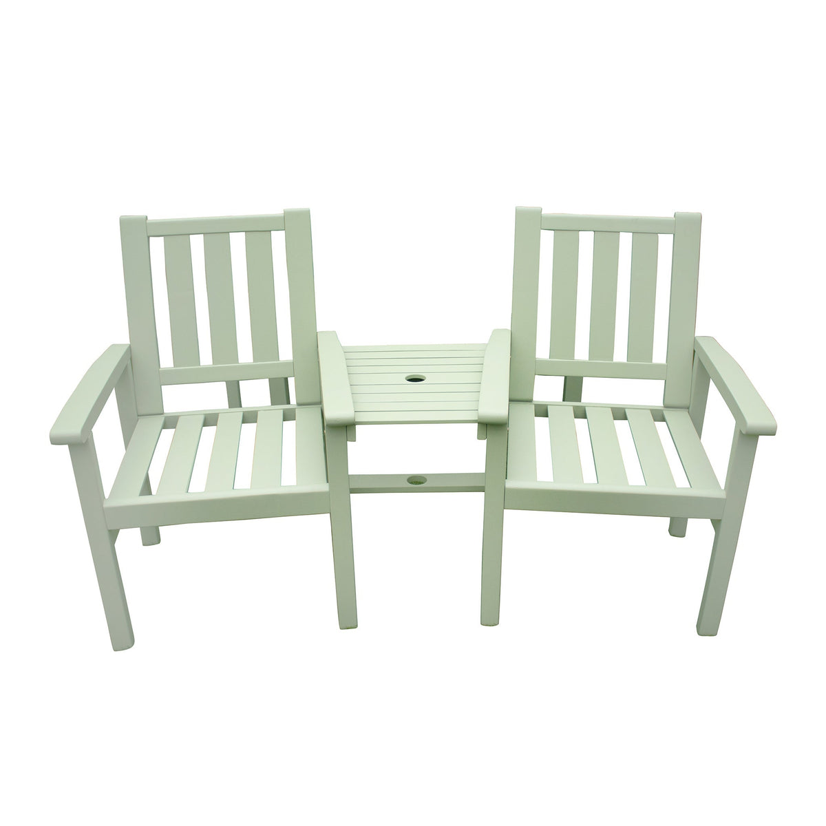 Porto Green Companion Wooden Love Seat from Roseland Home Furniture