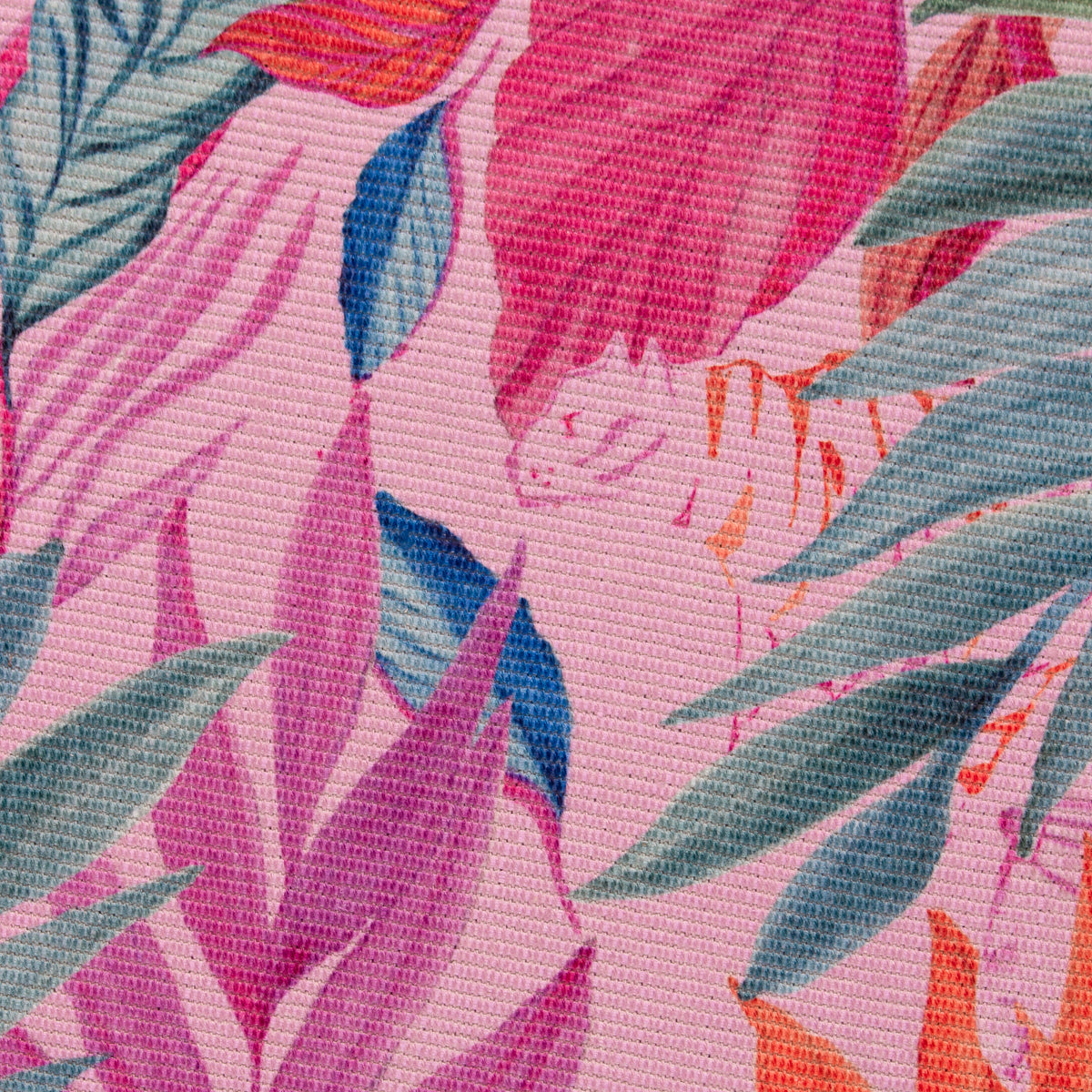 Psychedelic Pink Tropical Outdoor / Indoor Rug 