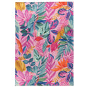 Psychedelic Pink Tropical Outdoor / Indoor Rug 