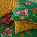 Animal Christmas Duvet Set | Toddler | Green/Gold