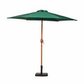 2.5m Parasol Wood-Look Aluminium Parasol