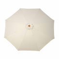 3m Ivory Parasol Wood look Aluminium Parasol by Roseland Furniture