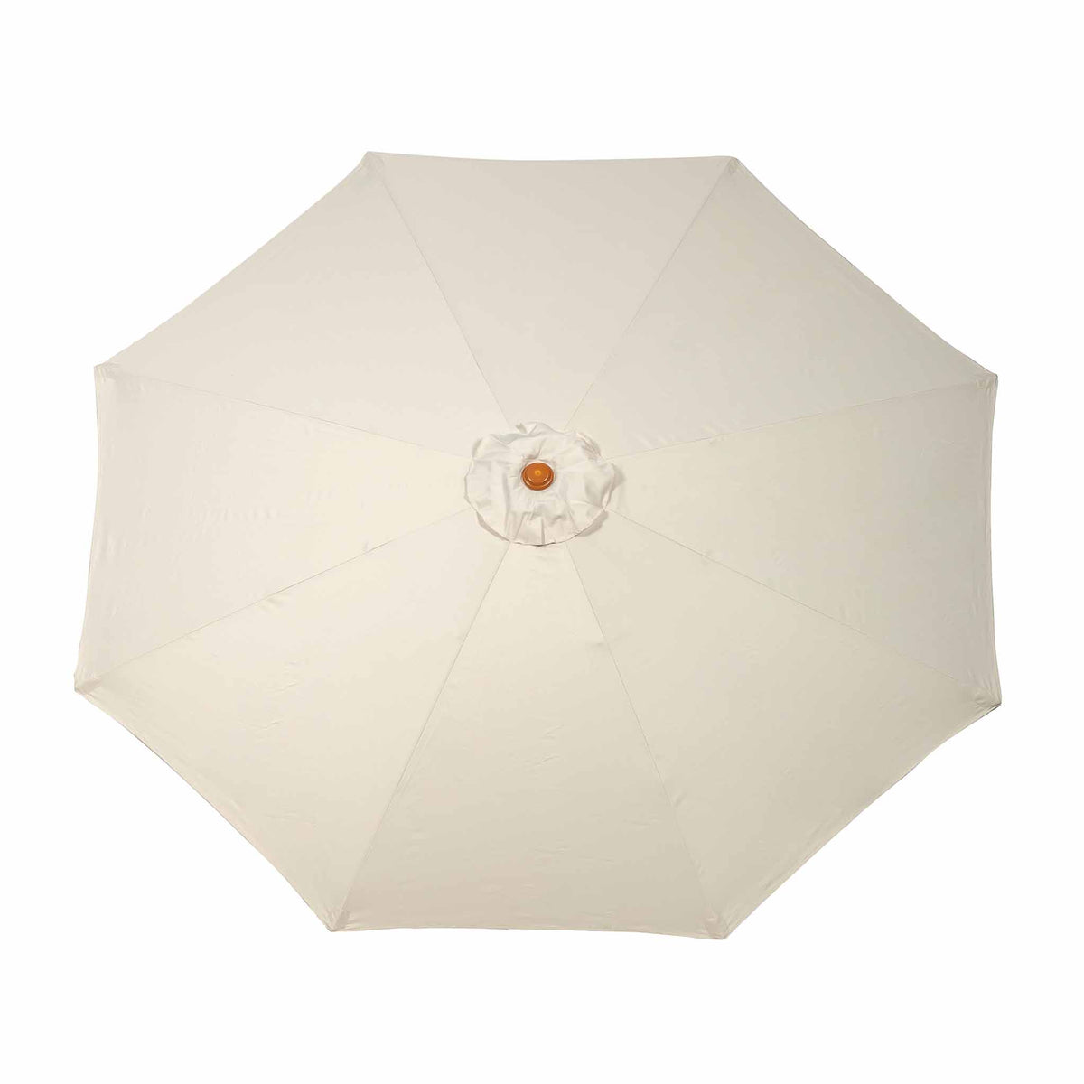 3m Ivory Parasol Wood look Aluminium Parasol by Roseland Furniture