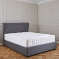 Richmond Grey Faux Linen Ottoman Storage Bed Frame from Roseland furniture