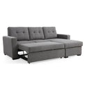 Bosworth Grey 3 Seater Corner Chaise Sofabed