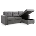 Bosworth Grey 3 Seater Corner Chaise Sofabed