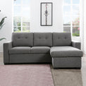 Bosworth Grey 3 Seater Corner Chaise Sofabed