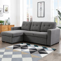 Bosworth Grey 3 Seater Corner Chaise Sofabed