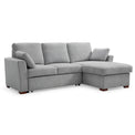 Levan Grey 3 Seater Corner Chaise Sofabed with Storage from Roseland