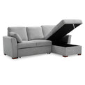 Levan Grey 3 Seater Corner Chaise Sofabed