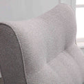 Charlie Accent Chair in Grey Linen