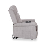 Edwin Natural Beige Twin Motor Recliner Chair