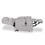 Edwin Natural Beige Twin Motor Recliner Chair