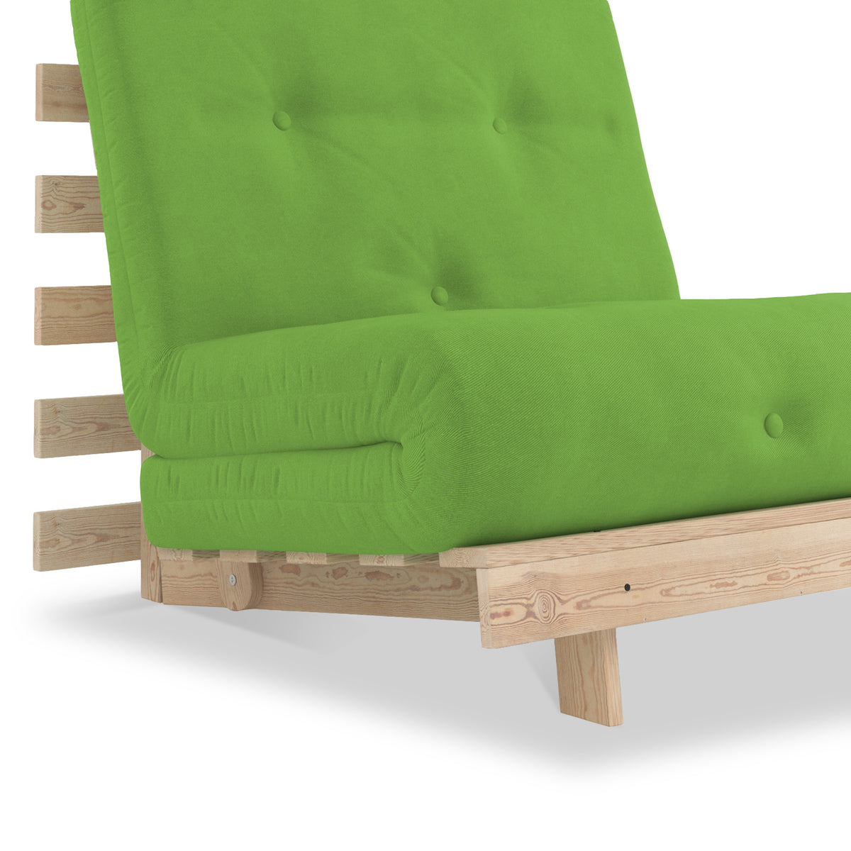 Maggie Apple Green Single Futon Sofa Bed