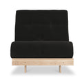 Maggie Black Single Futon Sofa Bed