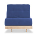 Maggie Blue Single Futon Sofa Bed