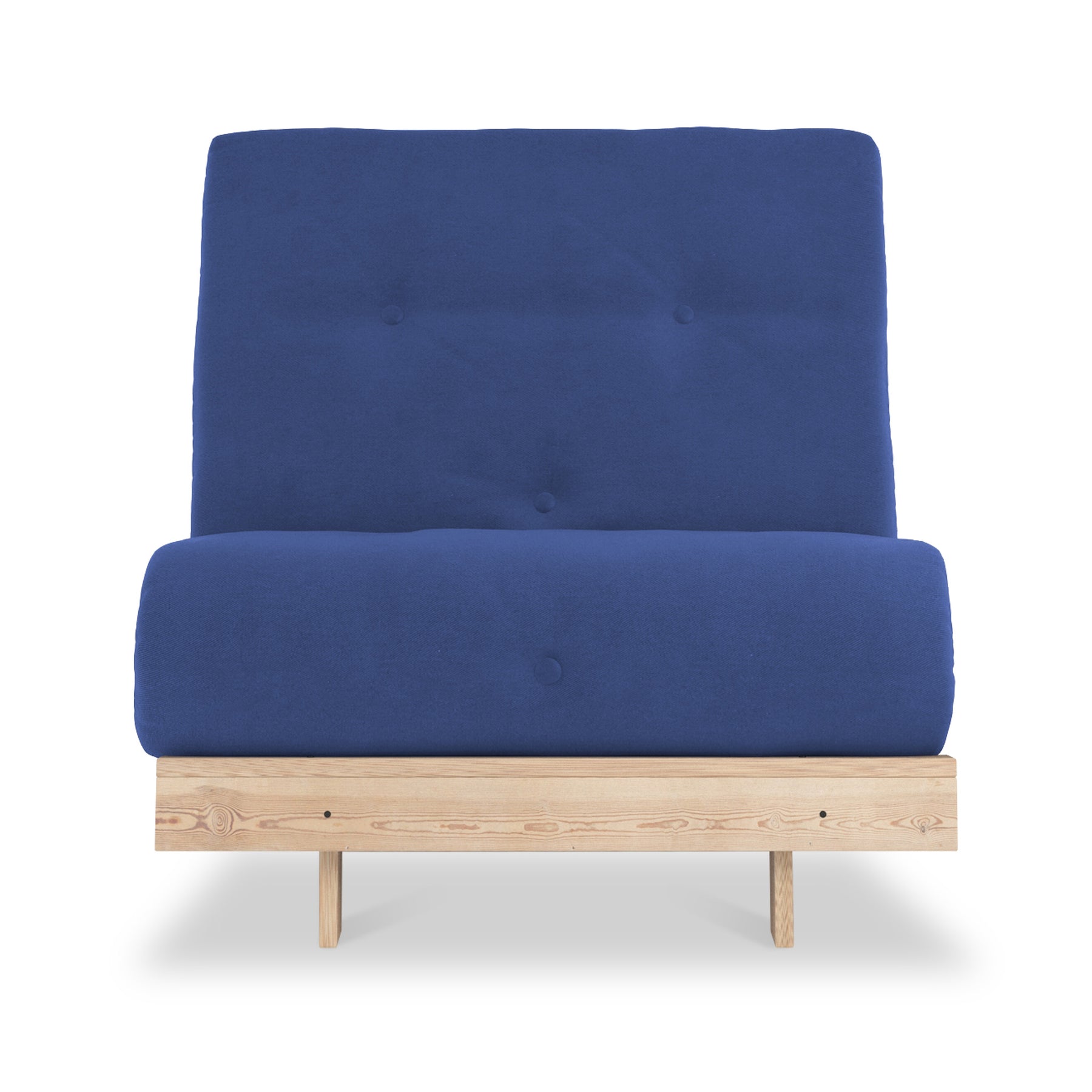 Maggie Blue Single Futon Sofa Bed