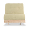 Maggie Beige Single Futon Sofa Bed