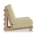 Maggie Beige Single Futon Sofa Bed