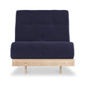 Maggie Navy Blue Single Futon Sofa Bed 
