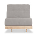 Maggie Grey Single Futon Sofa Bed