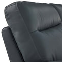 Hugo 3 Seater Leather Sofa Grey