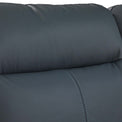 Hugo 3 Seater Leather Sofa Grey