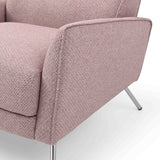 Charlie Accent Chair in Heather Linen