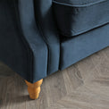 Darius Navy Blue Chesterfield Velvet 2 Seater Sofa