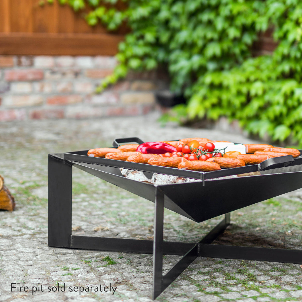 Square Steel Grate for Fire Pit