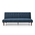 Shelby Ink Blue Velvet Clik Clak Sofa Bed from Roseland Furniture