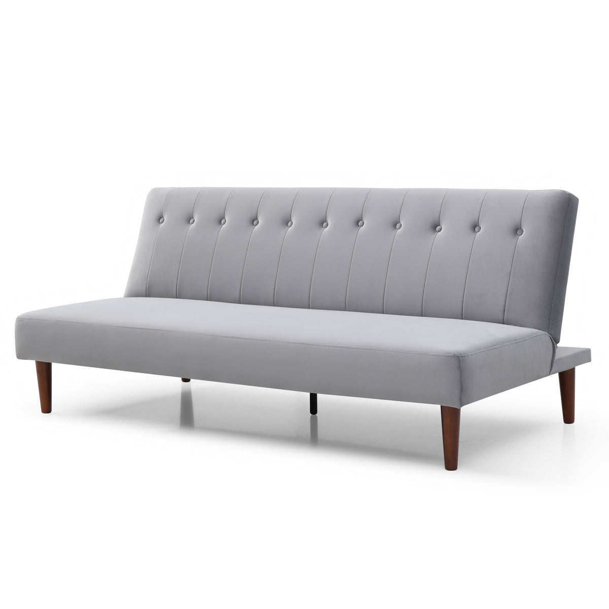 Shelby Grey Velvet Clik Clak Sofa Bed