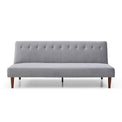 Shelby Grey Velvet Clik Clak Sofa Bed from Roseland furniture