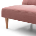 Shelby Dusty Pink Velvet Clik Clak Sofa Bed