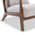 Khali Natural Upholstered Modern Vintage Armchair