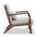 Khali Natural Upholstered Modern Vintage Armchair