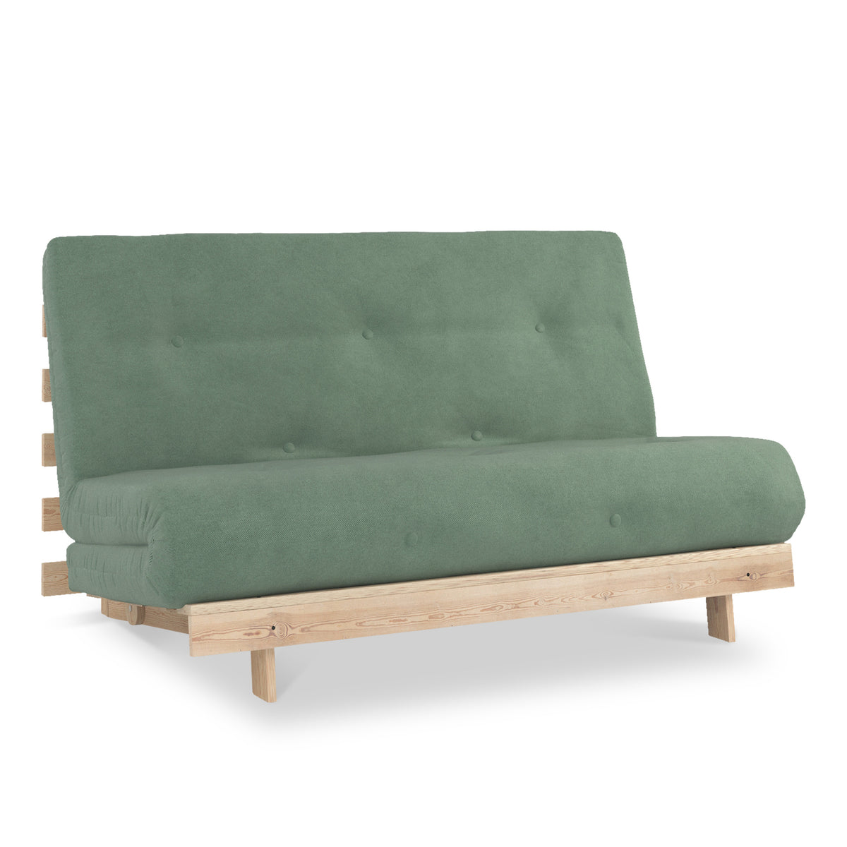 Maggie Harmony Green Double Futon Sofa Bed from Roseland Furniture