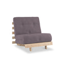 Maggie Plum Single Futon Sofa Bed 