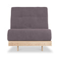 Maggie Plum Single Futon Sofa Bed