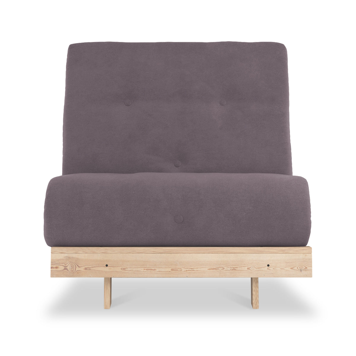 Maggie Plum Single Futon Sofa Bed