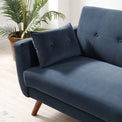 Trom Blue Velvet 3 Seater Sofabed 