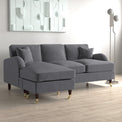 Hattie Velvet Chaise Sofa