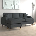 Prescott Herringbone Chaise Sofa