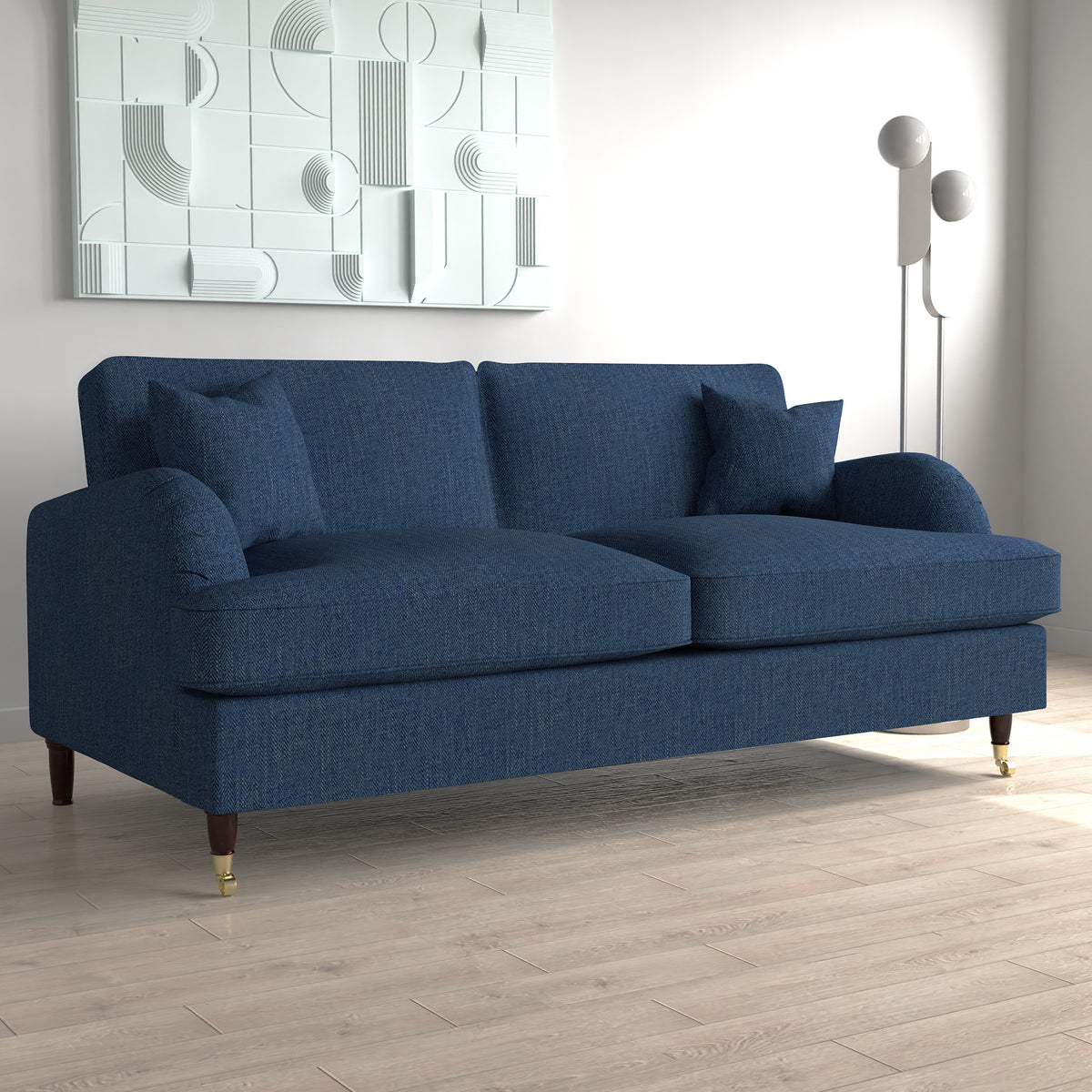 Prescott Herringbone 3 Seater Sofa