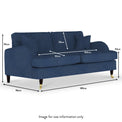 Prescott Herringbone 3 Seater Sofa from Roseland