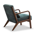 Khali Green Upholstered Modern Vintage Armchair