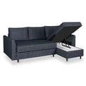 Millen Navy Blue Sleeper Sofa