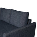 Millen Navy Blue Chaise Sofa Bed