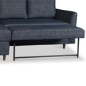 Millen Navy Blue Chaise Sofa Bed